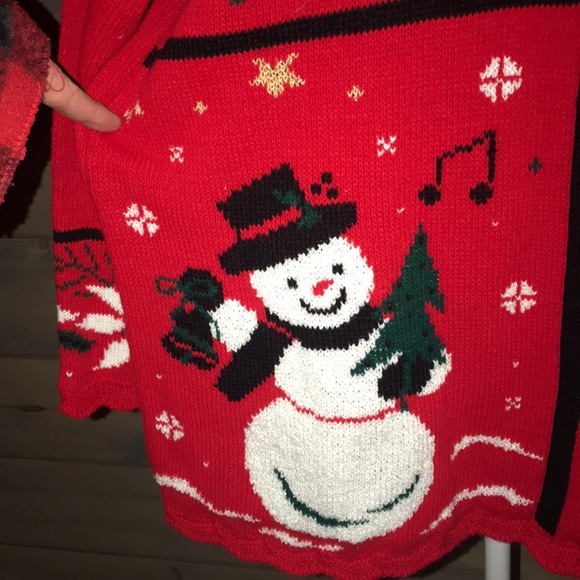 Vintage tacky Christmas sweater - Picture 3 of 7